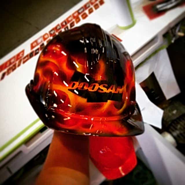 cascos aerografiados