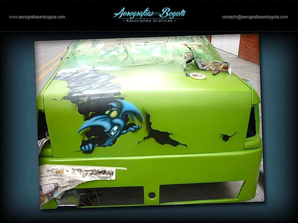 Aerografía tuning, personalizacion de cascos
