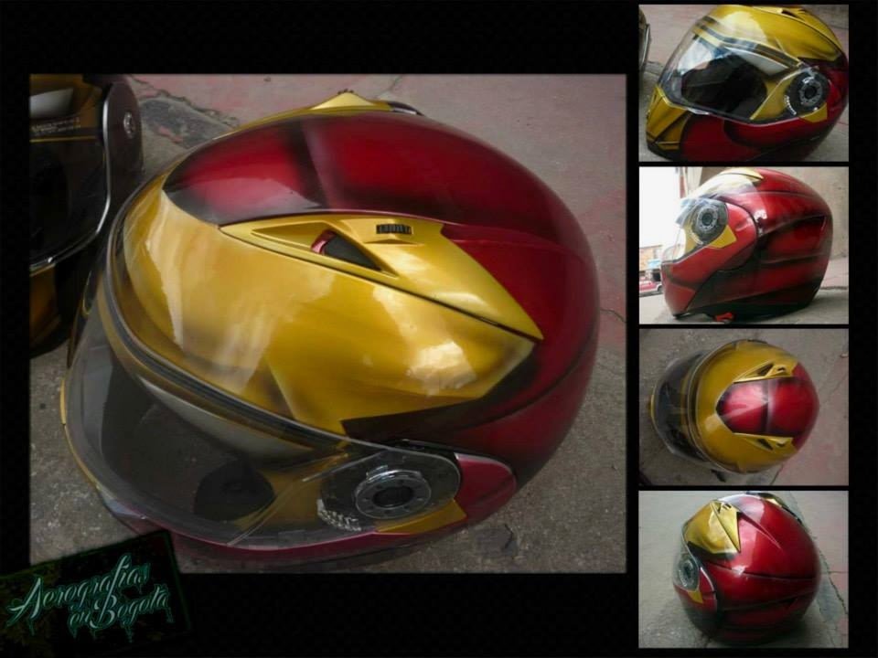 Aerografía tuning, personalizacion de cascos